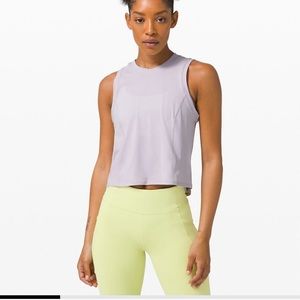 Lululemon sheer will tank white